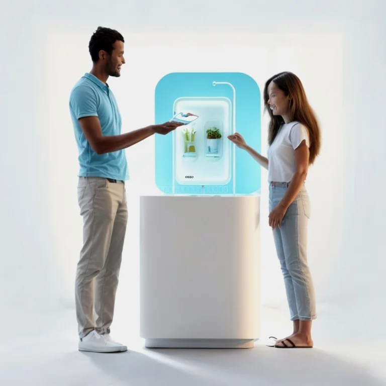 Bild einer intelligenten Wasserstation